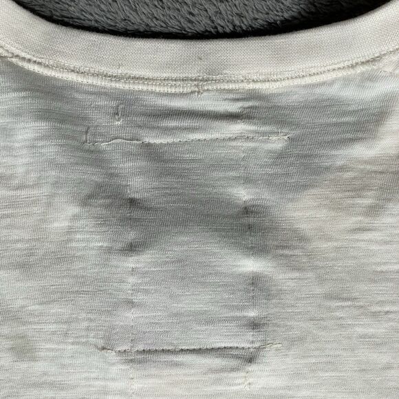 Cultural Revolution‎ Shirt Men's XXL Long Sleeve Button Up Neck Two Pocket Beige - Picture 13 of 14